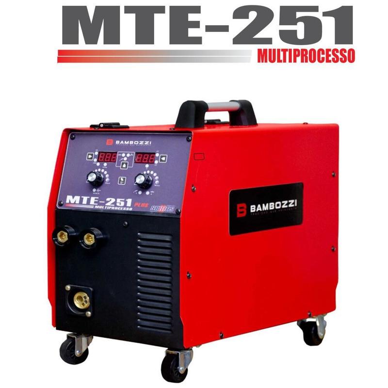 Inversora de solda Multiprocesso 250A para Mig e eletrodo